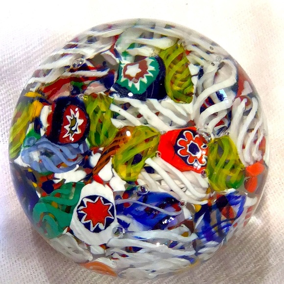 Gentile Glass Other - Gentile Art glass paperweight millefiori E…